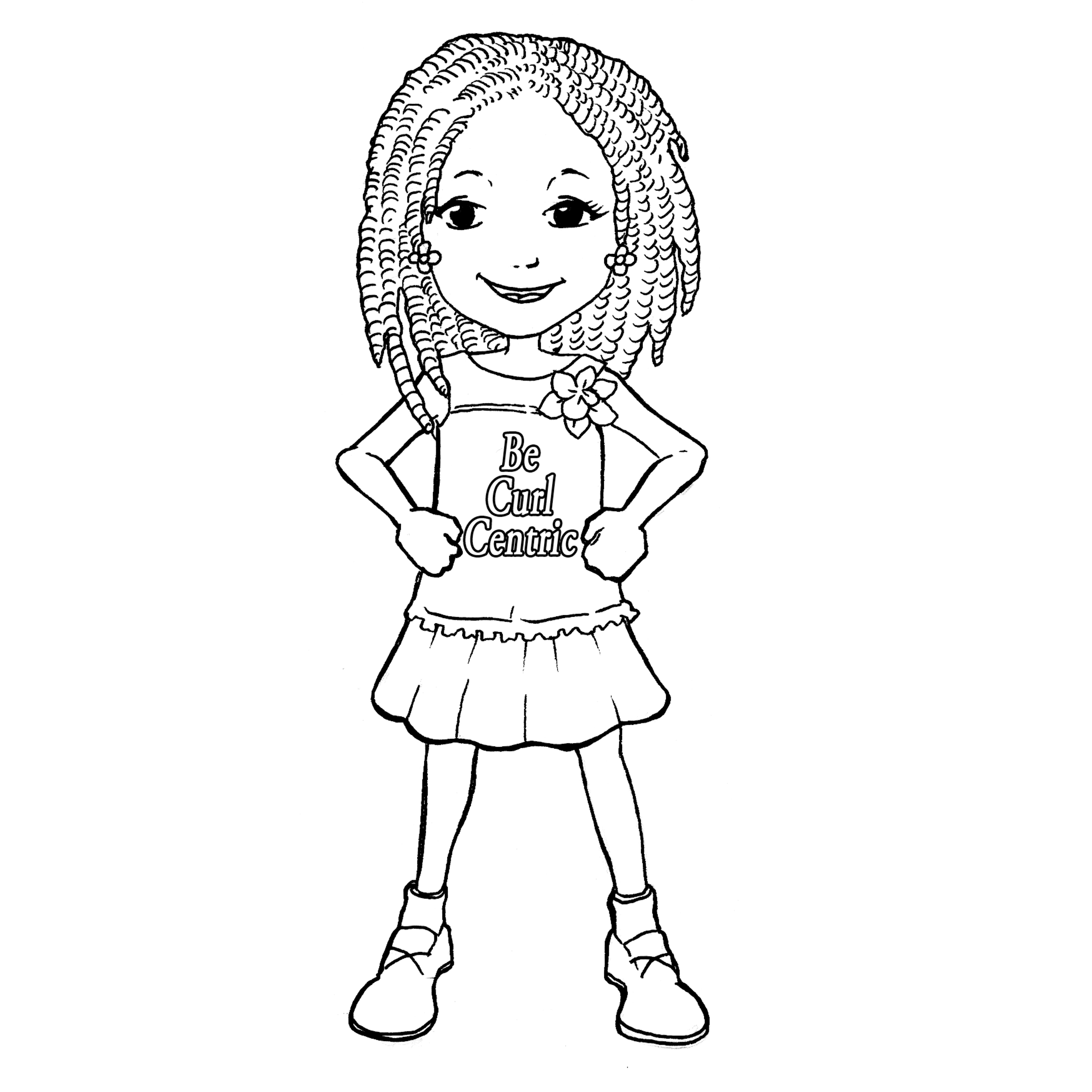 #ybnKids: A New Coloring Book for Curly Cuties (FREE Download)